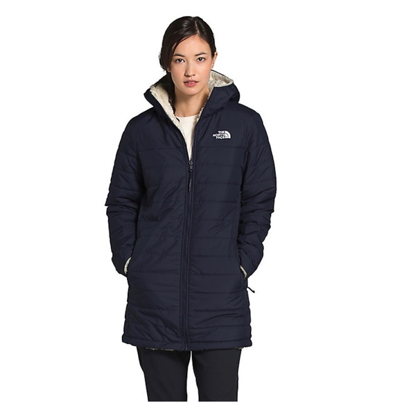 The North Face Jackets & Blazers - Navy blue Mossbud reversible parka navy blue NEW
